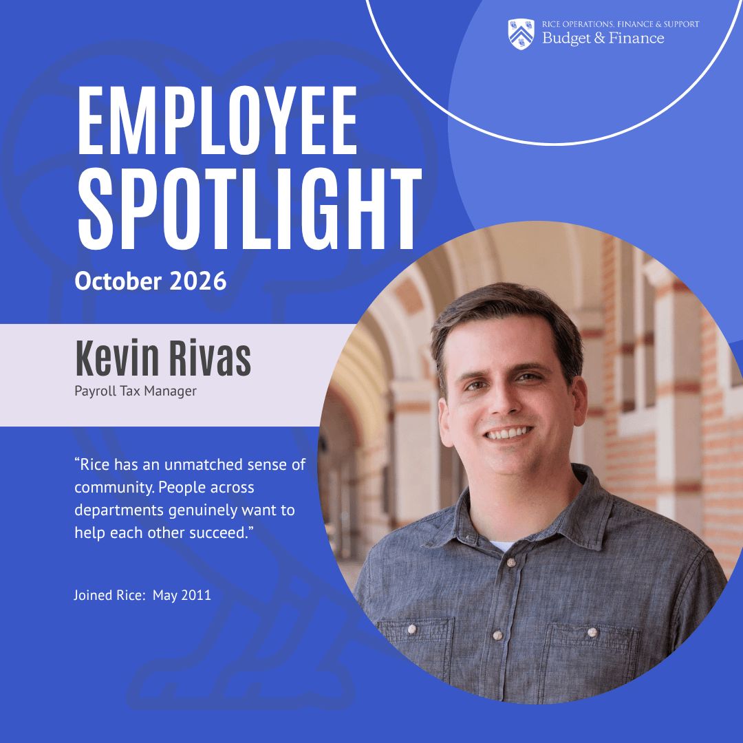 Kevin Rivas Employee Spotlight