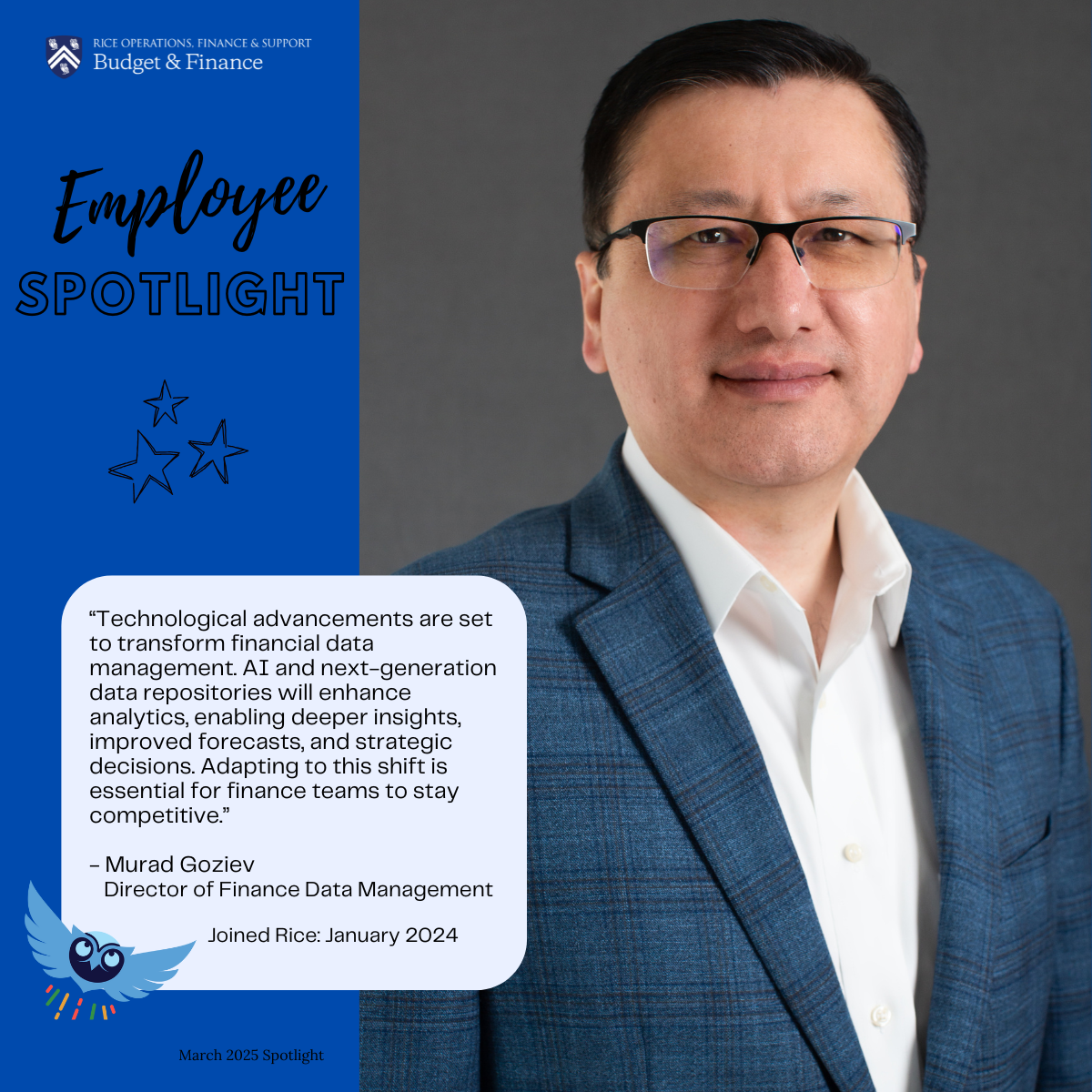 Murad Goziev Employee Spotlight